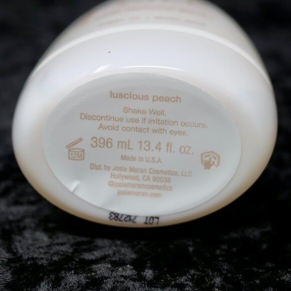 Josie Maran Argan Milk Intensive Hydrating Body Renewal Serum Peach 13.4 oz - Picture 2 of 3